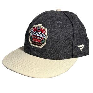 NHL Winter Classic Hat Wrigley Field Wool Blend Cap Fanatics Adjustable Gray